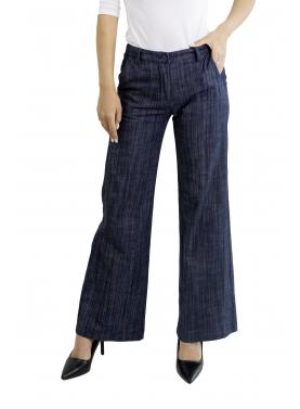 Pantalone palazzo denim Luna